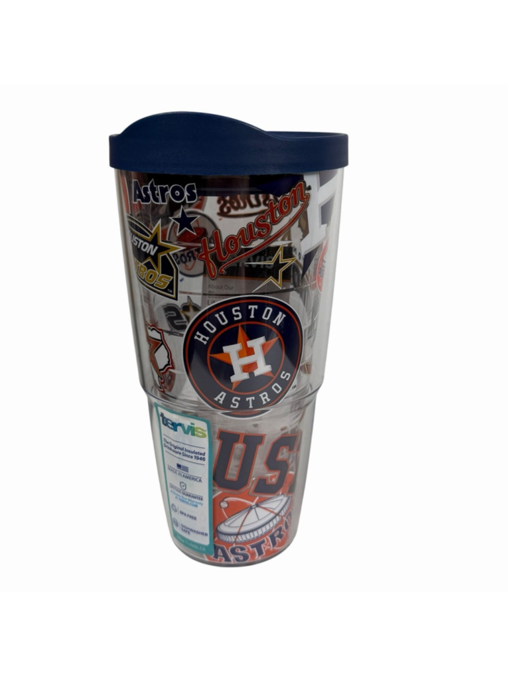 Tervis Houston Astros 24 OZ Double Wall Tumbler with Lid